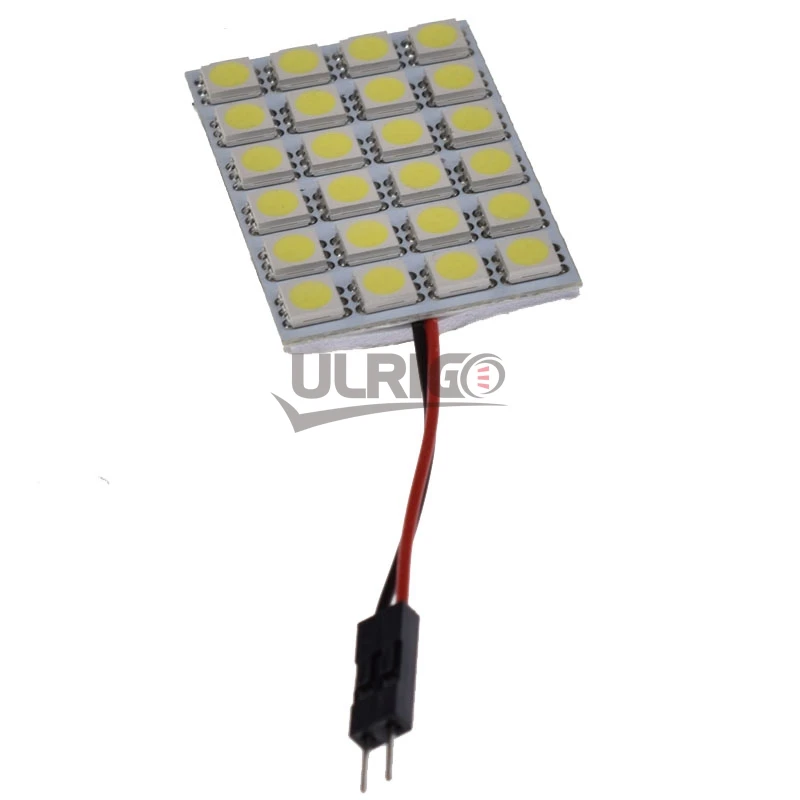 5 шт. панель яркая белая 24SMD 5050 Светодиодная Люминесцентная купольная ампульная