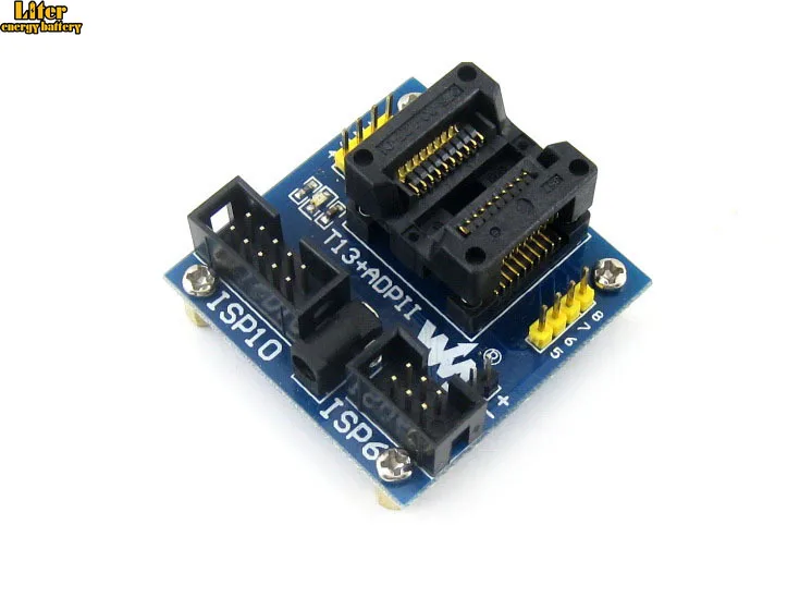 T13 + ADPII ATtiny13 ATtiny12 ATtiny15 ATtiny25 ATtiny45 SOIC8 (208 mil) AVR Enplas программирующий адаптер тестовая