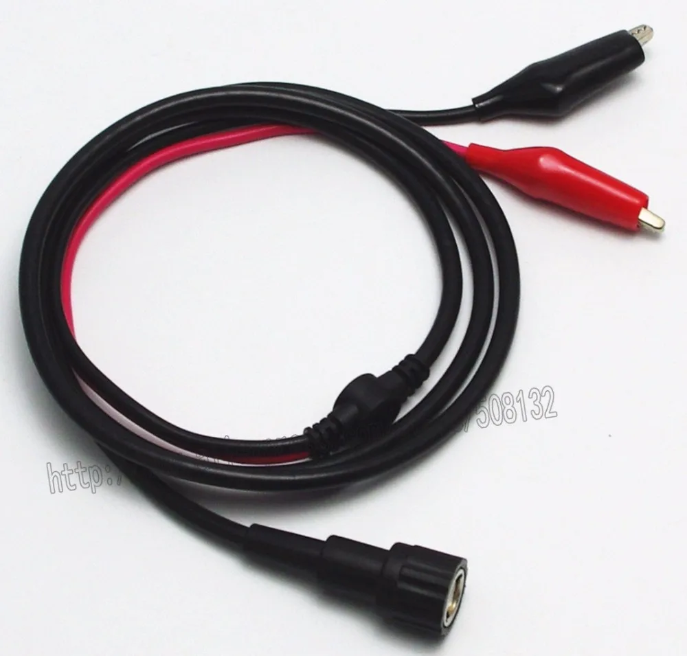 Силиконовая высокогибкая штепсельная вилка BNC и зажим типа крокодил с изоляцией