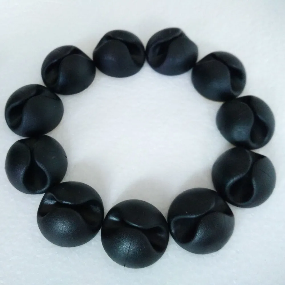 10 шт./лот Жесткий Пластиковый черный кабель Организатор Кабельный зажим