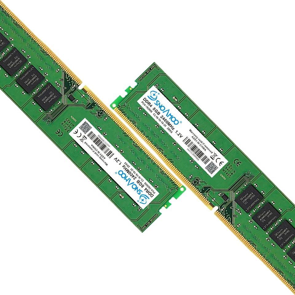 Оперативная память SNOAMOO DDR4 для настольного ПК 4 ГБ 8 2133 2400 МГц CL15 контактов DIMM Intel