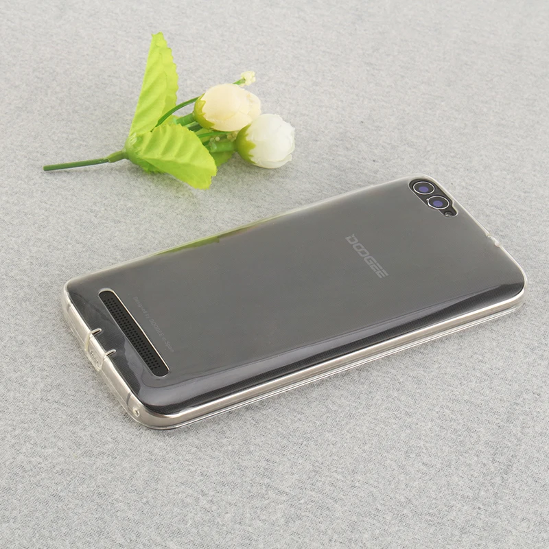 Для Doogee X30 прозрачный силиконовый чехол с защитой от ударов и гибкая накладка из