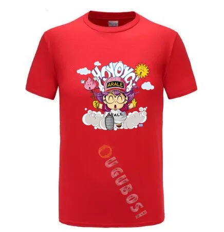 Брендовые мужские футболки Классическая аниме футболка Dr. Slump Arale унисекс