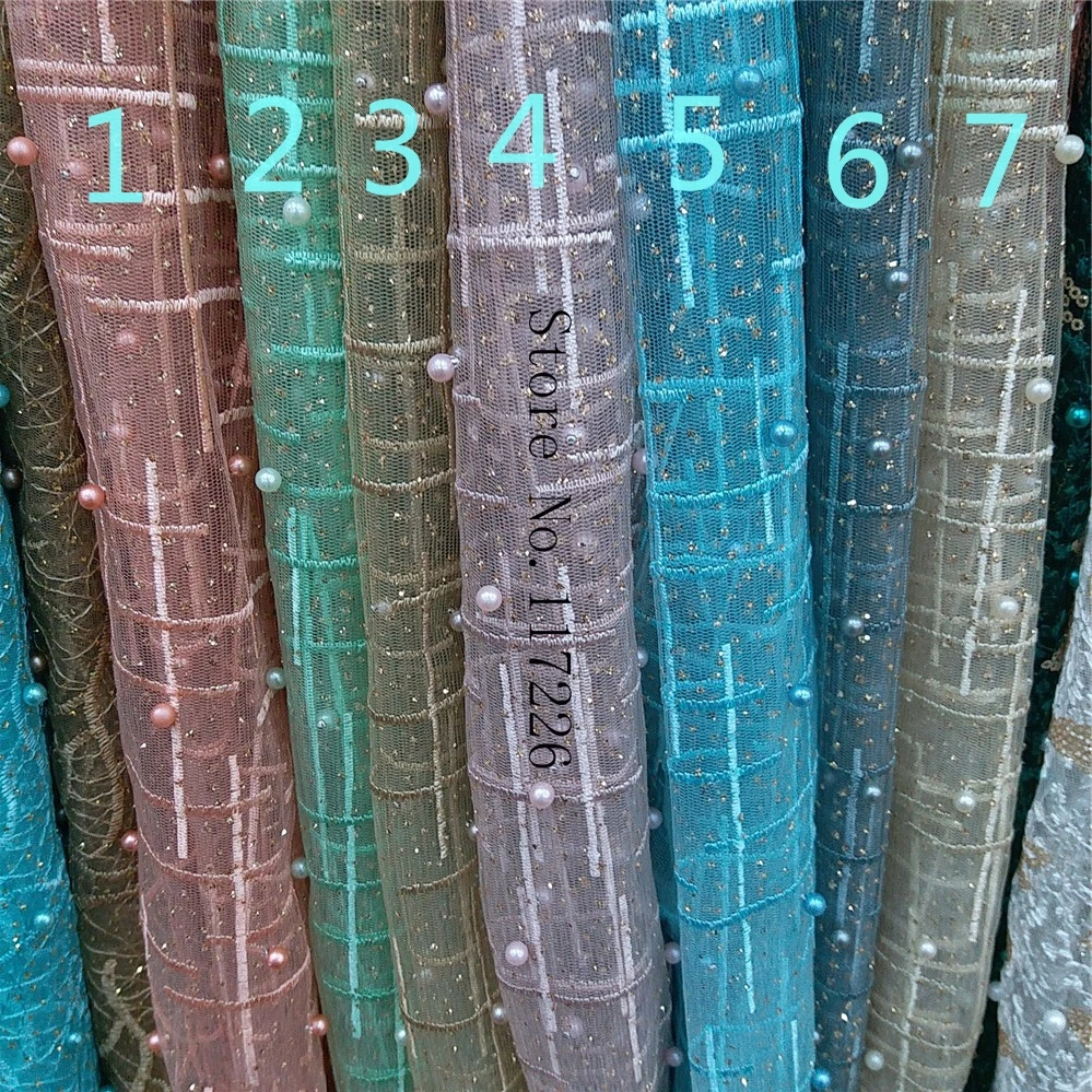 Бесплатная доставка (5 ярдов/лот) Африканское Сетчатое кружево искусственное с