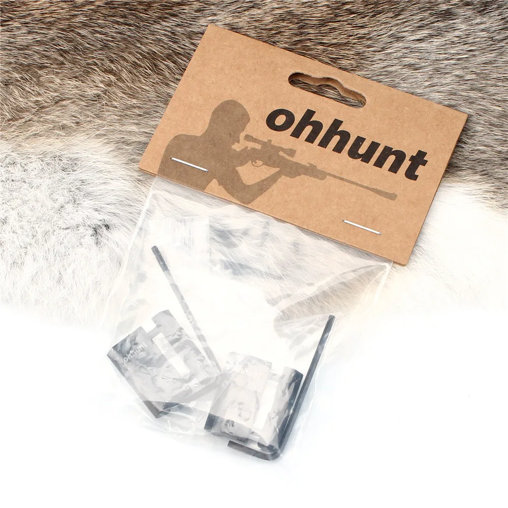 Ohhunt Охота 2 шт низкий 11 мм ласточкин хвост Воздушный пистолет до 20 Пикатинни Вивер