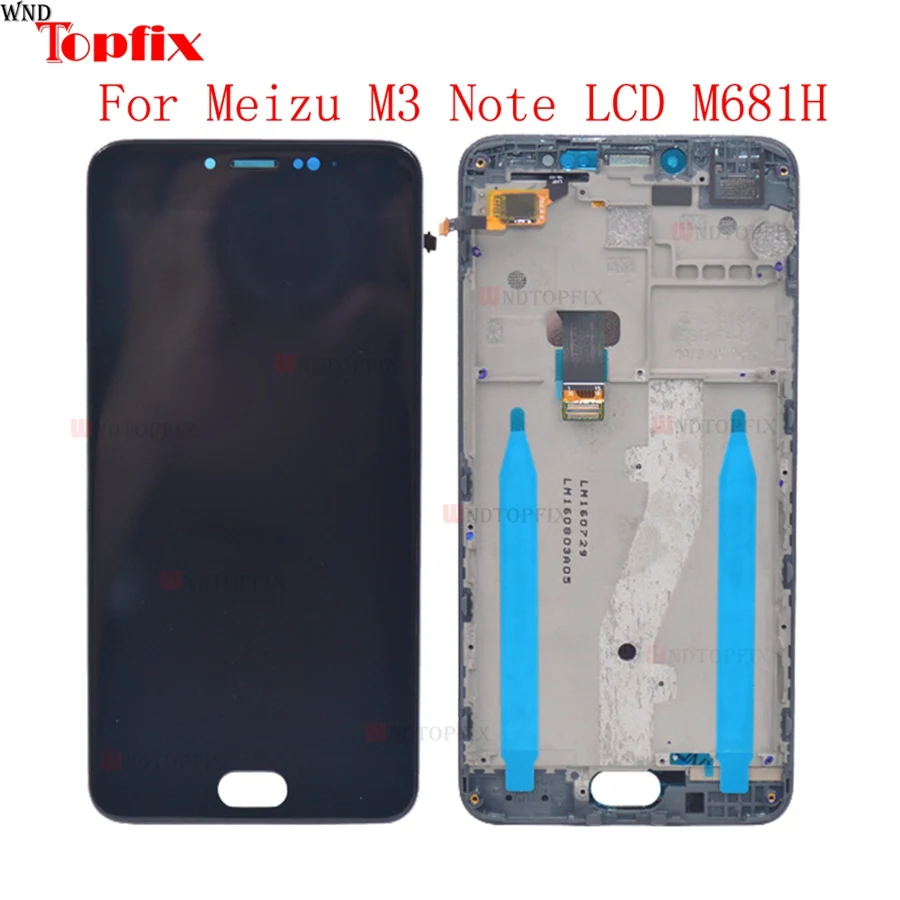 ЖК дисплей M681H Dispay Meizu M3 Note + дигитайзер сенсорный экран для замены сотового
