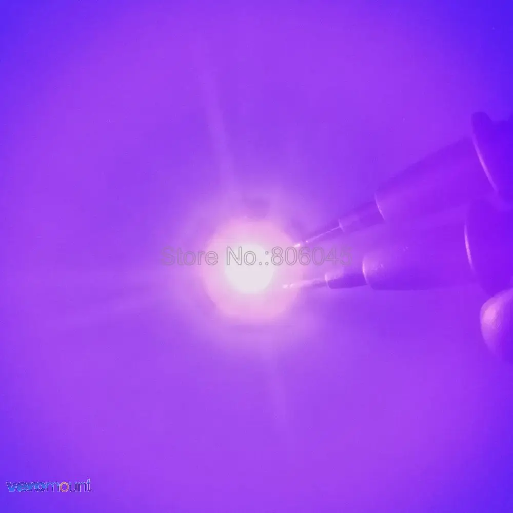 5 шт./лот! УФ/ультрафиолетовый светодиодный чип эмиттера высокой мощности 3 Вт 420