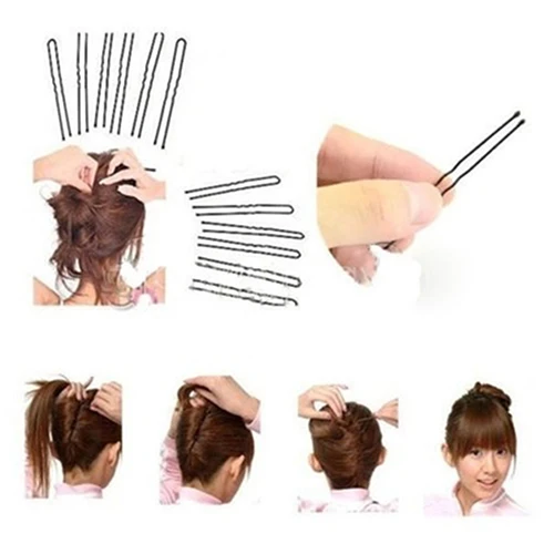 50 шт. женские невидимые плоские верхние заколки для волос салонные заколки|hair clip