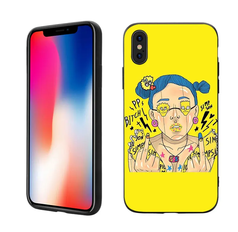 Средний F забавные чехлы для телефонов Чехол iphone X XR XS MAX 6 6s 7 8 Plus ТПУ покрытие чехла