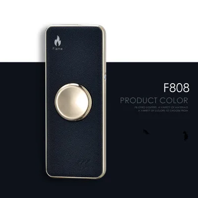 Frosted Black Гироскоп Игрушка Fingertip зажигалка с гироскопом usb зарядка Ветрозащитный турбо зажигалки ручной Спиннер Зажигалка перезаряжаемая электронная плазменная - Цвет: Frosted Black