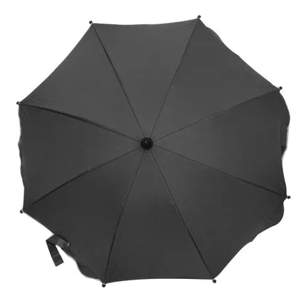 Babyfond/Высококачественная кожаная детская коляска 3 в 1, детская коляска, 2 в 1, детская коляска, рама из алюминиевого сплава - Цвет: black umbrella