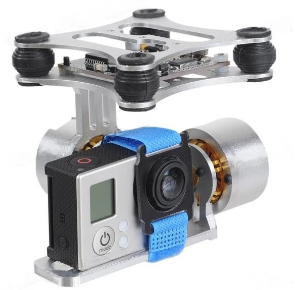 CNC FPV Квадрокоптер BGC 2 осевой металлический бесщеточный карданный с