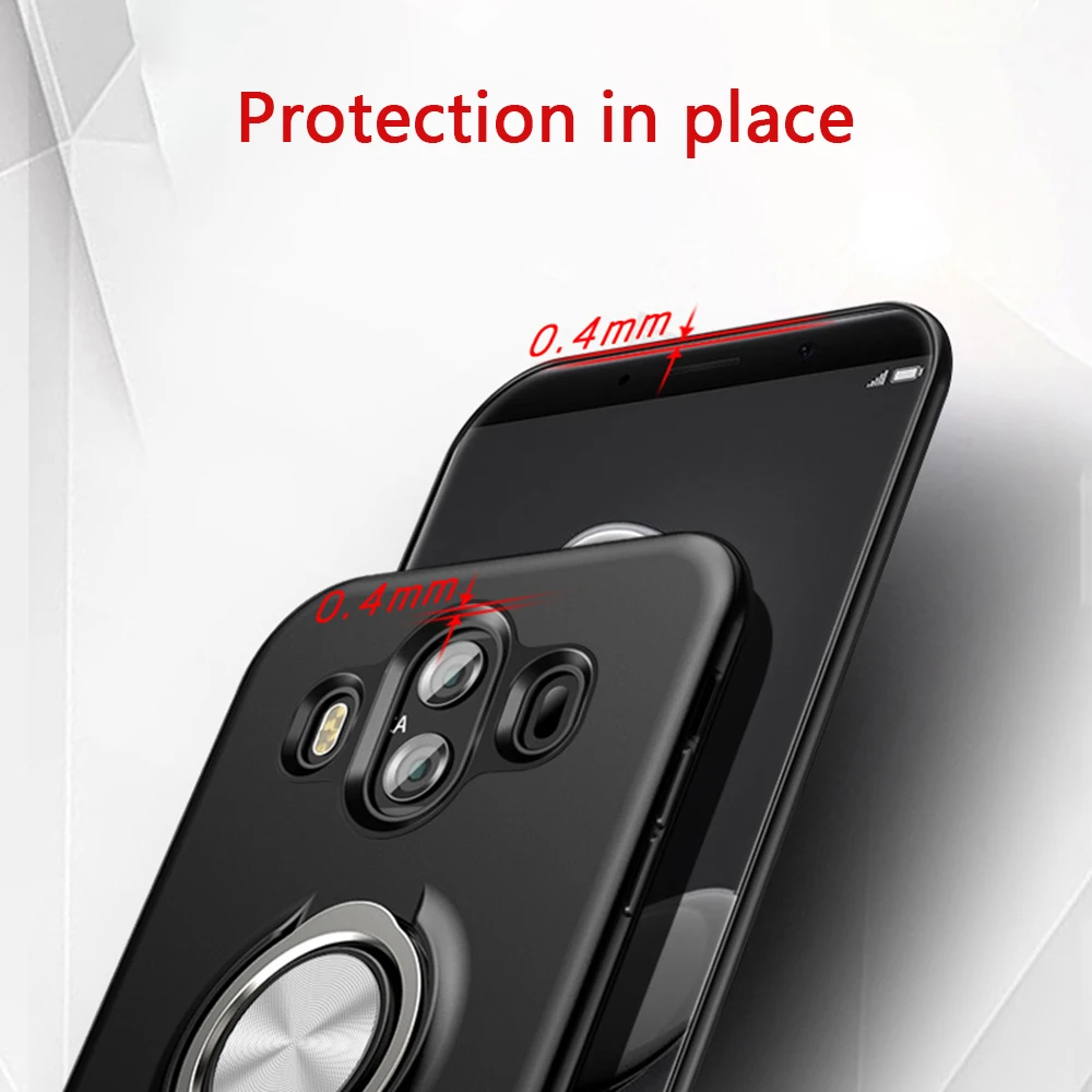Чехол для телефона OTAO с магнитным кольцом huawei mate 10 Pro P10 P8 Lite чехол s Honor 9 8 поворотом