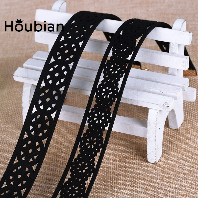 Женское Ожерелье-чокер 8 шт./компл. в полоску черное длинное корейское бархатное