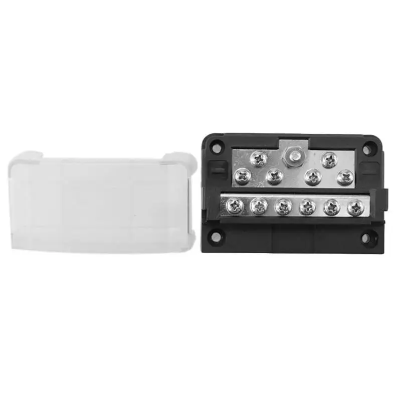 

VODOOL DC32V 100A Автомобиля Морской 12 способ отрицательный сборных шин модульный Мощность распределительный блок клеммы для ATP грузовик с 6Way блок ...