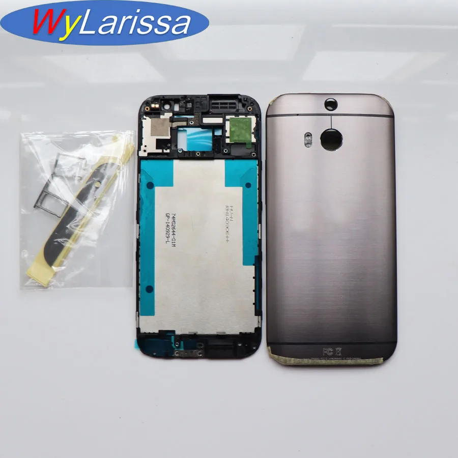 Оригинальный новый металлический задний корпус для HTC One M8 задняя крышка