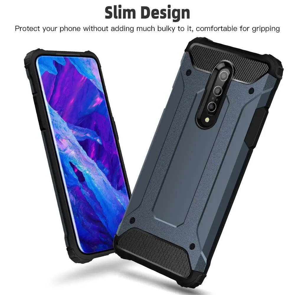 Case For OnePlus 7 Pro Cover Armor Hybrid Hard Silicone Shockproof 1 Phone Cases Back One plus | Мобильные телефоны и