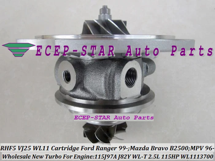 Турбокомпрессор RHF5 VJ25 WL11 WL111370 VB430012 для FORD Ranger MAZDA Bravo B2500 MPV J97A J82Y 2 л 1 шт. турбо