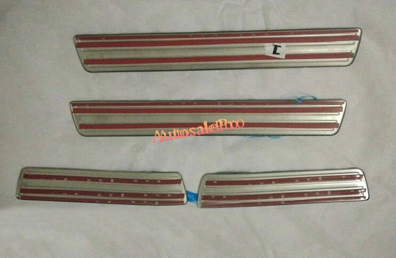 Стальная внутренняя Накладка на порог для Mercedes Benz GLE Coupe C292 2015 2016|scuff plate|door sill scuff