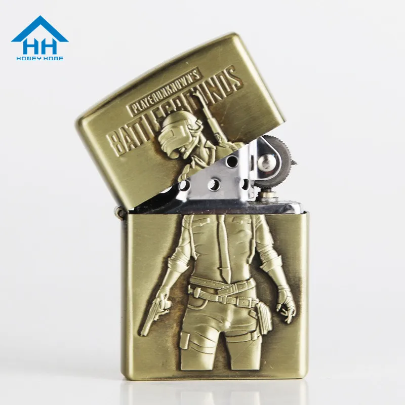 1 шт. 3D печать PUBG сигарета газовая зажигалка Playerunknown's Battlegrounds фигурка Зажигалка