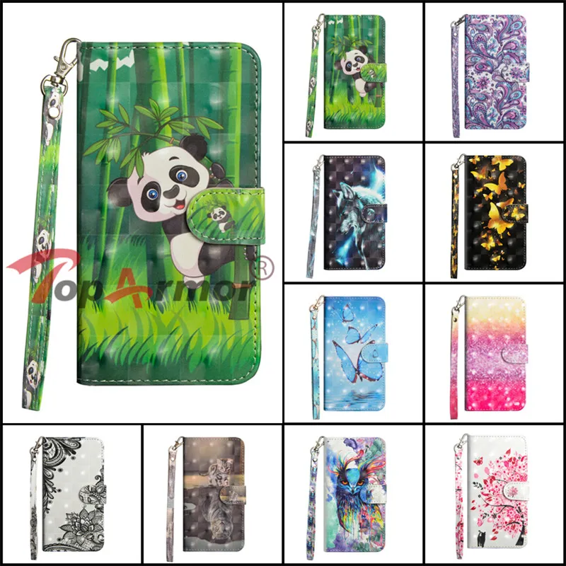 Чехол с 3D рисунком для Redmi 4X 5 Plus 5A S2 Note Pro Flip Book Stent Shell Для Xiaomi Mi A1 A2 Max2 8 Explorer
