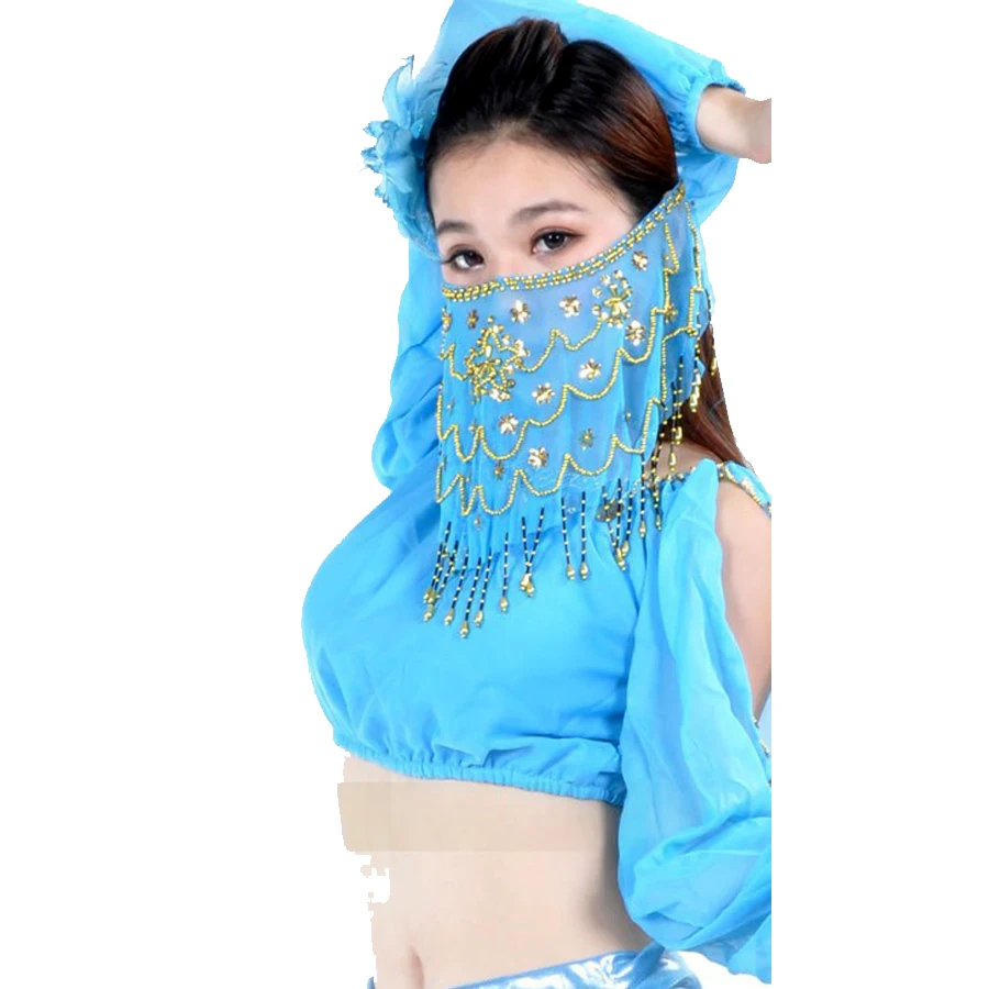 Лидер продаж! Высоко-Класс живота Танцы вуаль 9 цветов вентилятор для