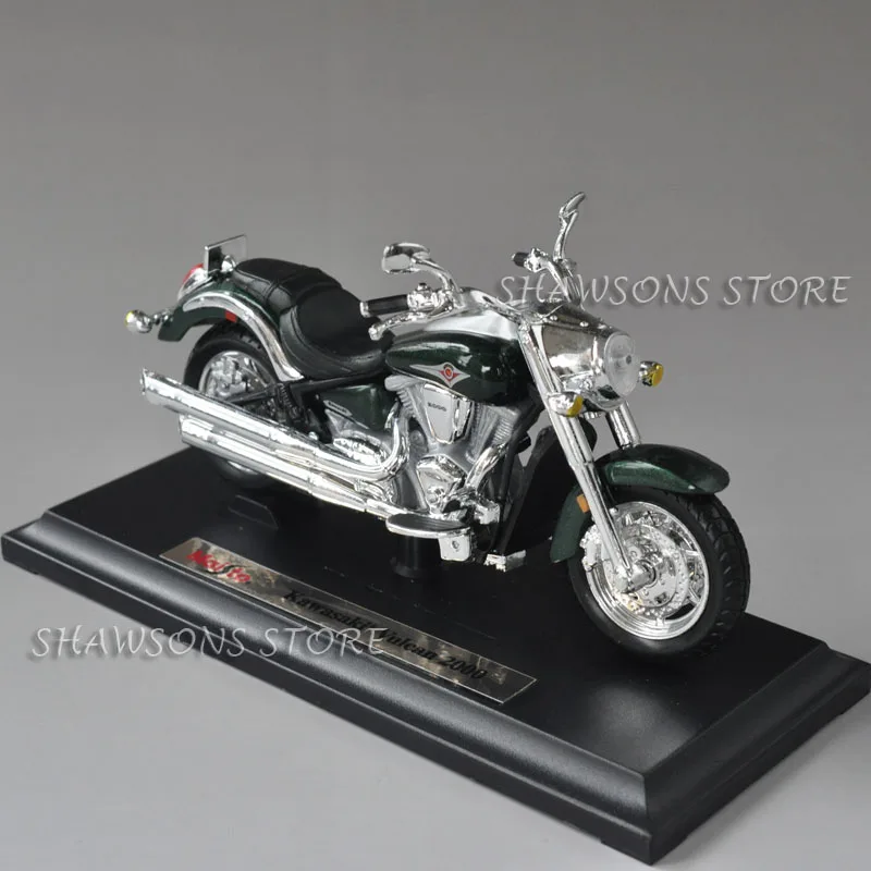 Литая модель мотоцикла игрушки Maisto 1:18 Kawasaki Vulcan 2000 Cruiser Bike миниатюрная Реплика| |