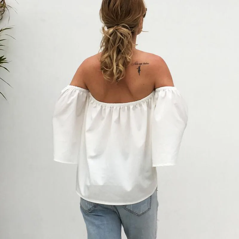 Женская шифоновая блузка без рукавов Повседневная Свободная с открытой спиной и