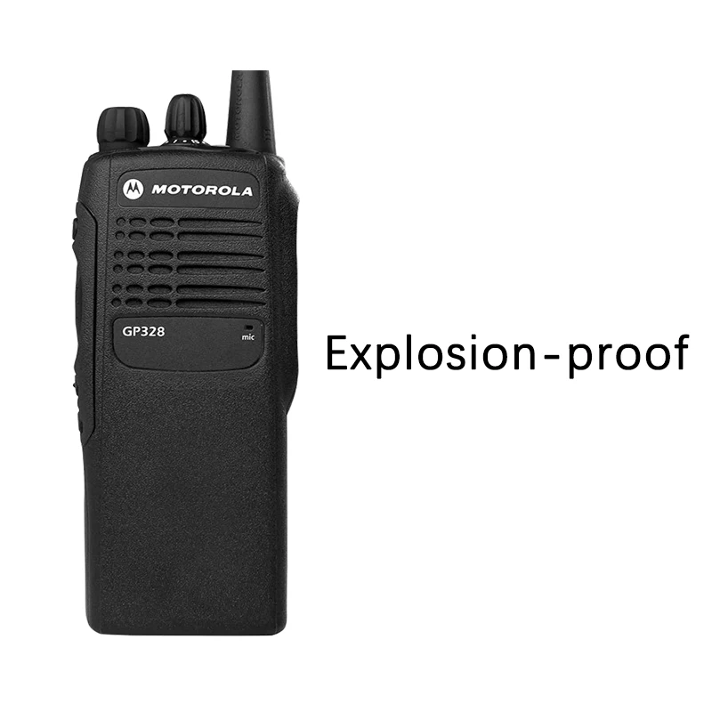 Explosionproof Motorola GP328 Взрывозащищенная рация наружная портативная Высокая мощность Двухдиапазонная 10 км портативная приемопередатчик двухстороннее радио - Цвет: Explosionproof
