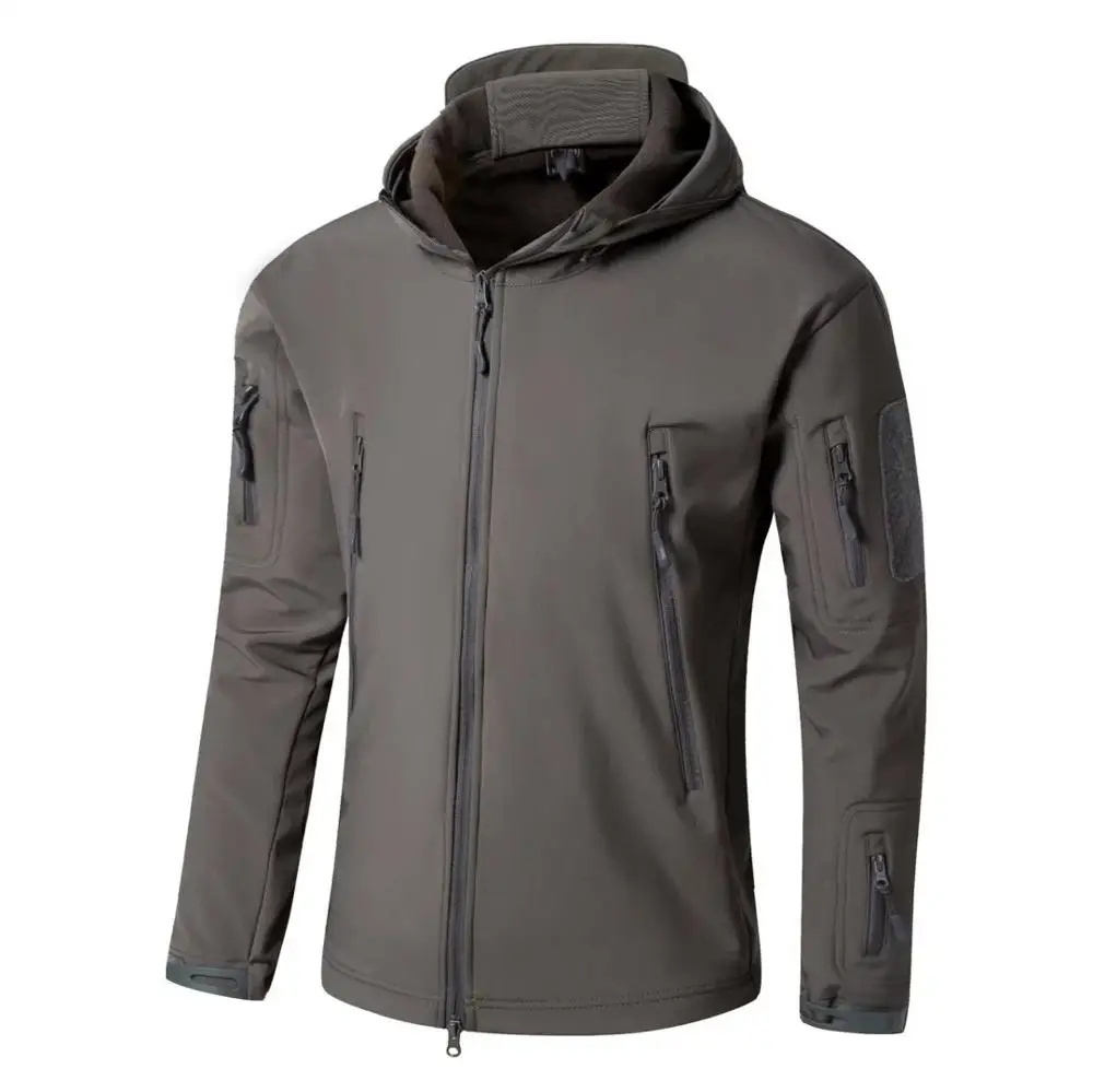 Скрытень Акула кожи Soft Shell V4 на открытом воздухе военный тактический куртка Для