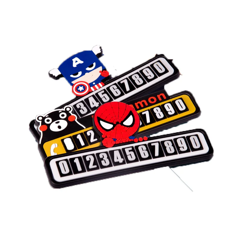 Мультфильм Marvel световой временные карты парковка ночник телефон номер плиты