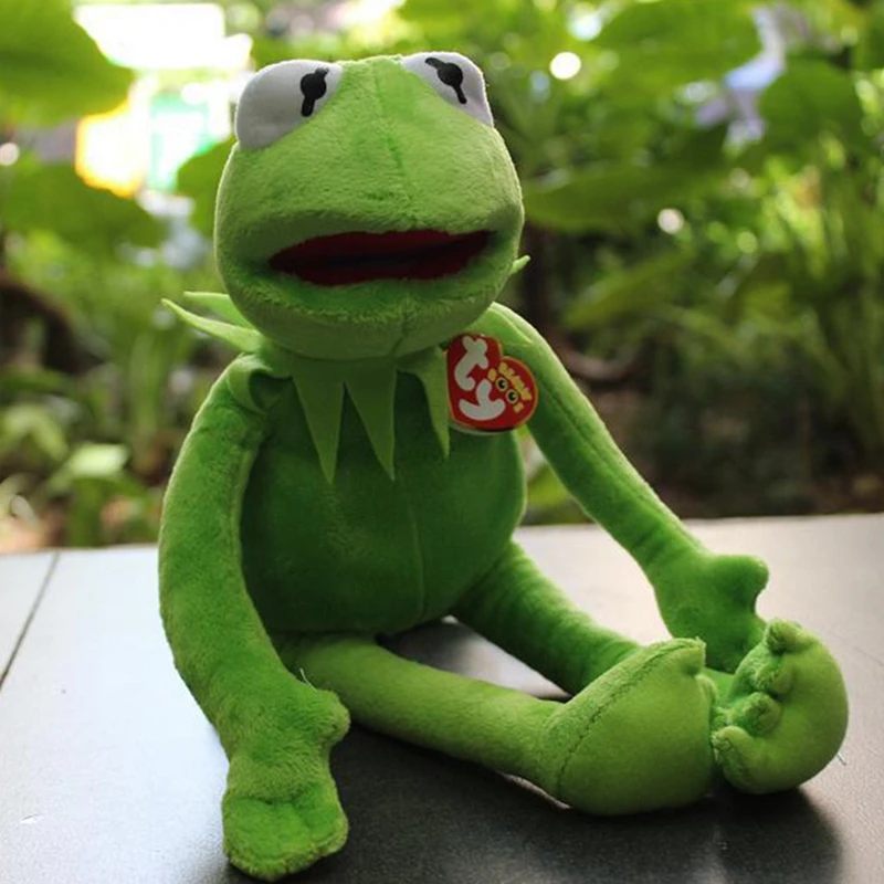 40 см плюшевый Кермит игрушки Улица Сезам кукла животное игрушка Kermit плюшевая