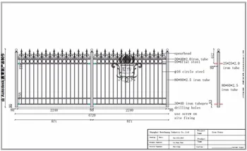 home steel fence yard fence wrought iron fences