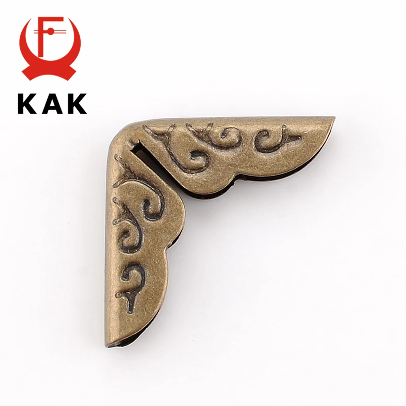 KAK 100 шт. 15x15x3 мм античная латунь металл Книга Скрапбукинг тетрадь Альбомы меню