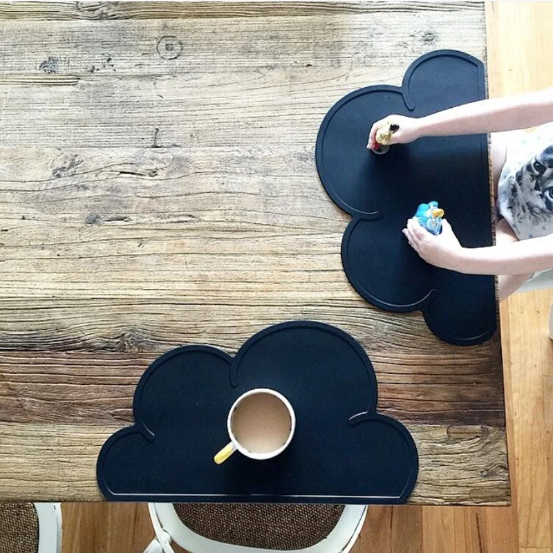 Модный дизайн письма безопасности меламин Fedding тарелки дети посуда облако