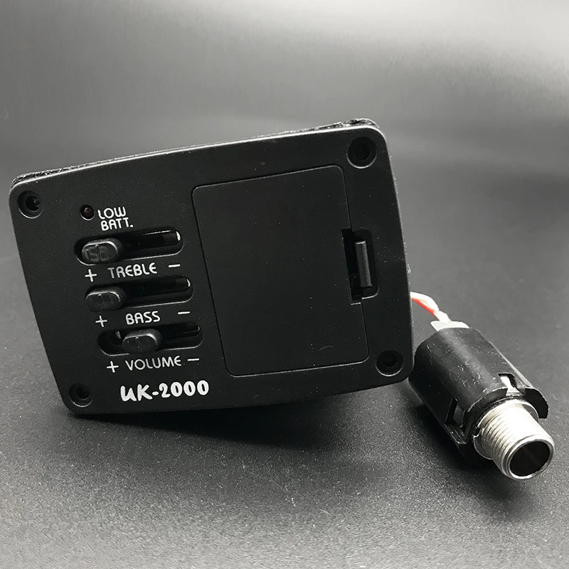 UK-2000 Cherub GU-3 акустическая укулеле предусилитель система 2 полосный эквалайзер для укулеле с хроматическим тюнером звукосниматель для укулеле - Цвет: UK-2000