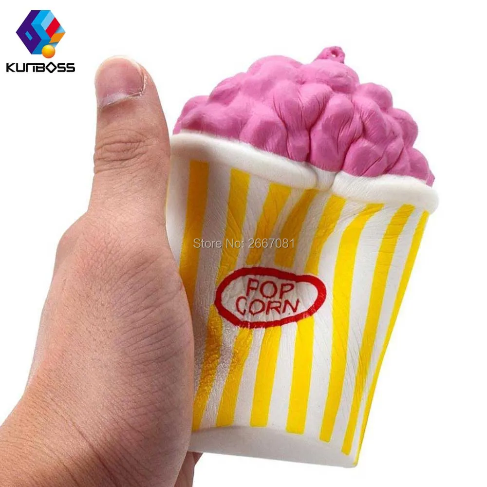 2018 Лидер продаж KunBoss 11 см мягкими ПУ анти стресс мягкой Squeeze стресса Kawaii попкорн
