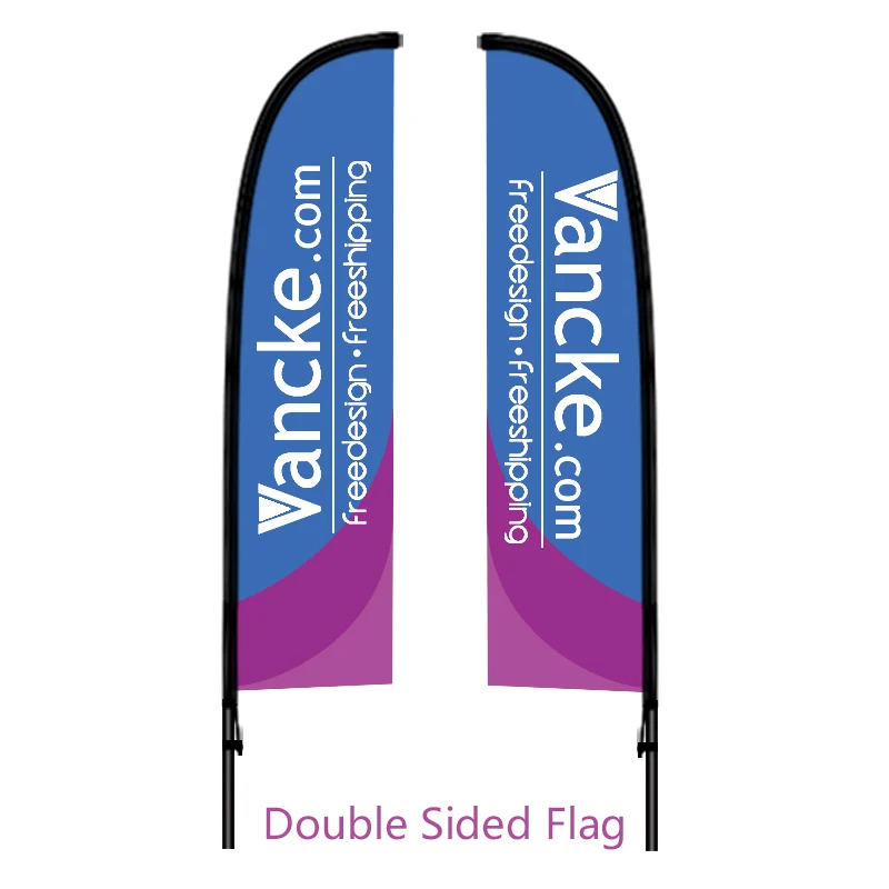 Бесплатная доставка дизайнерский двухсторонний флаг крестообразное основание