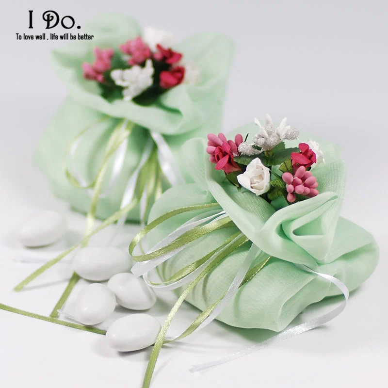 Бесплатная доставка 10 шт. свадебные сумочки Свадебная коробка для конфет Lembrancinhas