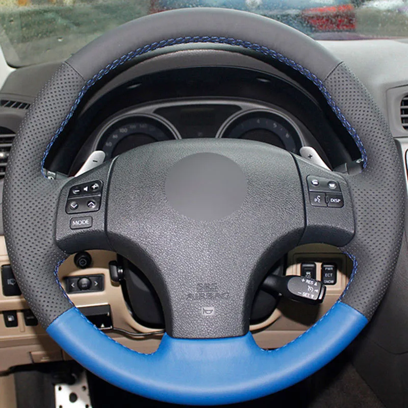 DIY Sewing-on PU Leather Steering Wheel Cover Exact Fit For Lexus IS250 2010 | Автомобили и мотоциклы