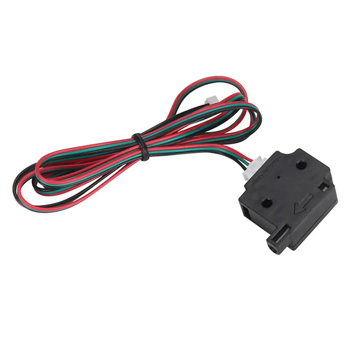 Black 1.75mm Нити перерыв модуль обнаружения Сенсор для 3D-принтеры с 1 м Кабель для программирования в один щелчок вверх и вниз Сенсор Материал биения детектор - Цвет: Black 1.75mm