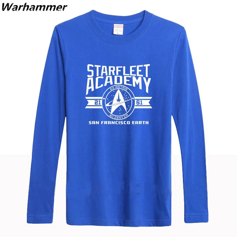 Warhammer Starfleet Academy футболка Homm с длинным рукавом из флока принтом хлопок большой