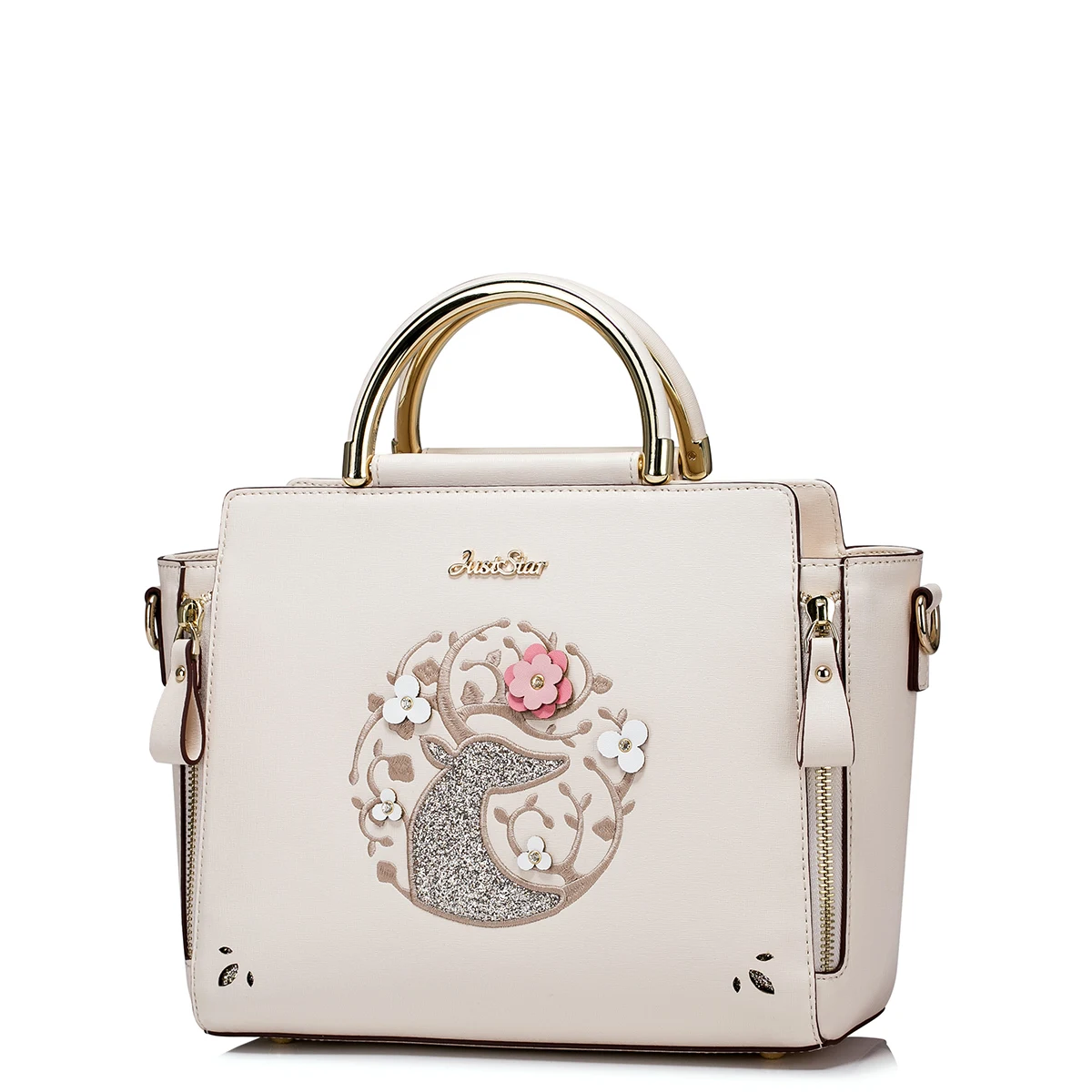 2017 летняя Роскошная расшитая блестками женская сумка портфель с оленем на плечо