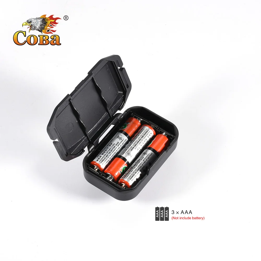 Coba cob налобный фонарь Портативный мини Фара 5 цветов 3 режима использования 3* AAA батарея водостойкий Сверхъяркие светильники Кемпинг бег