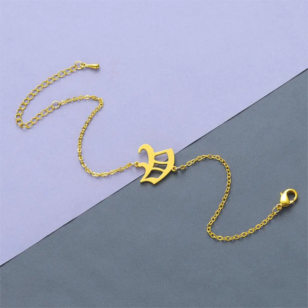 Kinitial модные браслеты с буквами Jewelry браслет женские новые Для мужчин инициалами