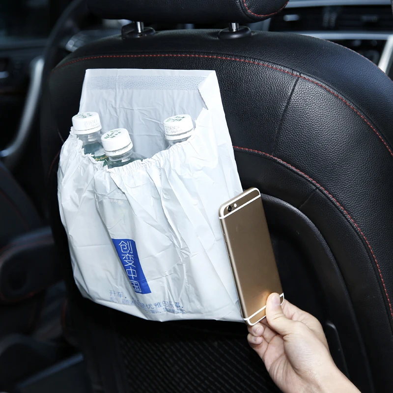 Автомобильная сумка для сидений 1 шт. дорожная Чистящая Наклейка на мешок мусора