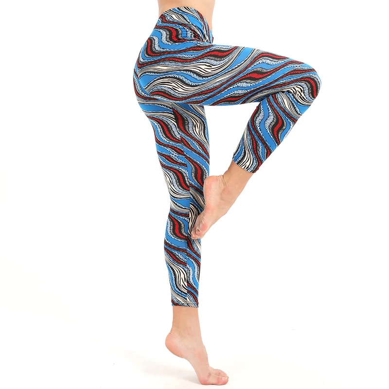 Женские леггинсы для фитнеса летние с цветочным принтом женские узкие брюки