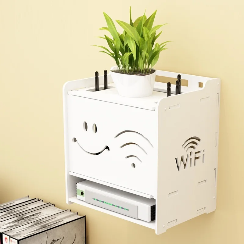 Гостиная Европа Беспроводной Wi-Fi украшения маршрутизатор экранирование разъем крышка вешалка стеки ТВ-приставка стойка коробка шкаф для хранения