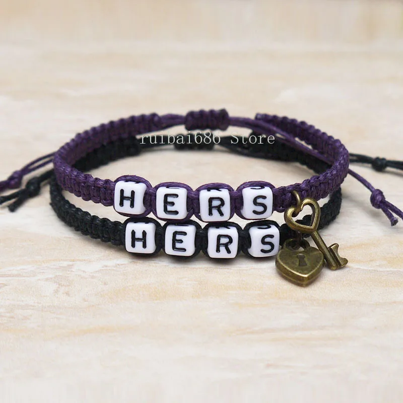 Женские браслеты для ее и с ключом замком геев лесбиянок Подарок на годовщину