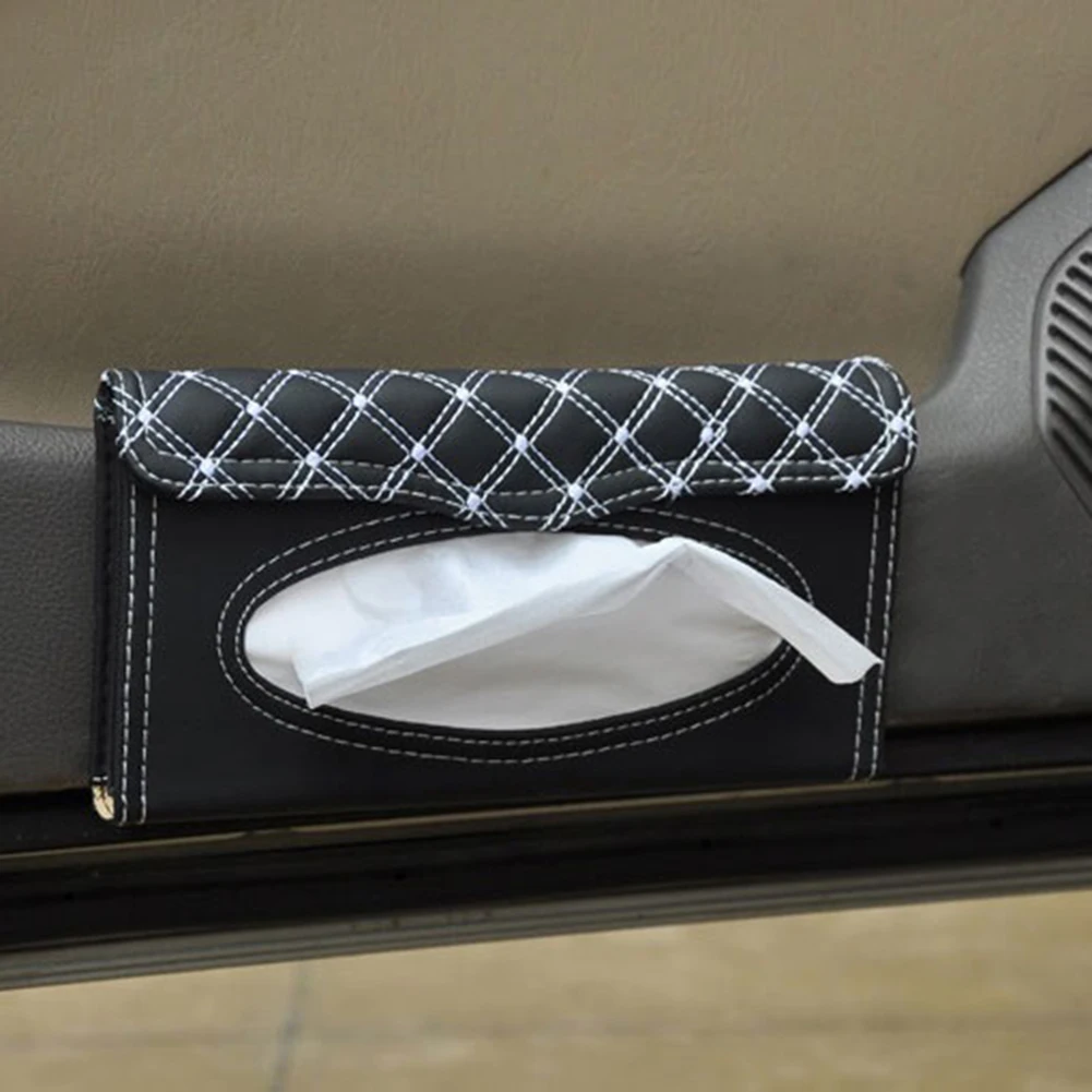 Автомобильный комплект тканевая коробка Универсальный PU автомобильный